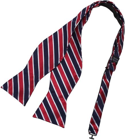 ربطة عنق نسائية من الألياف الدقيقة ذات خطوط عصرية للرجال من دان سميث in Kuwait