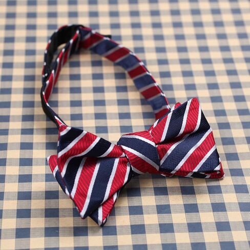 ربطة عنق نسائية من الألياف الدقيقة ذات خطوط عصرية للرجال من دان سميث in Kuwait