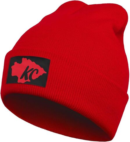 Kansas City Beanie for Men Women Skull Cap Youth Football Knit Hat Beanies Winter Hat Fans Gifts Apparel in Saudi Arabia