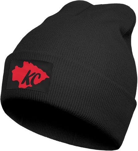 Kansas City Beanie for Men Women Skull Cap Youth Football Knit Hat Beanies Winter Hat Fans Gifts Apparel in Saudi Arabia