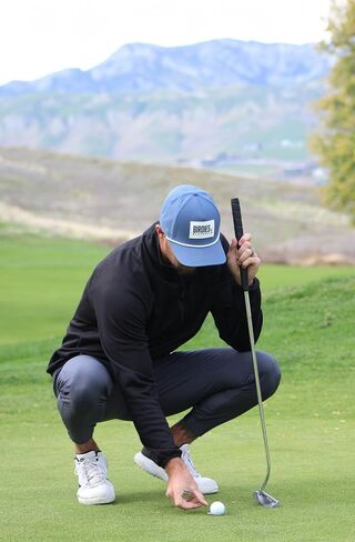 Golf Hat for Men - Golf Snapback - Fun Hat for Golfing - Funny Golf Hat for Men and Women - Birdies and Blackouts in Saudi Arabia