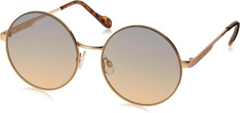 Jessica Simpson Women's J6222 Vintage Metal Round Sunglasses with Uv400 Protection. Glam Gifts for Her, 56 Mm in Saudi Arabia