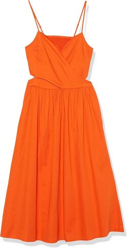 The Drop Women's Makenna Strappy Cross-Front Smocked-Back Midi Dress in Saudi Arabia