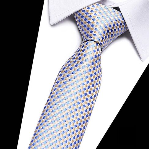 HATAMOTO Men's Tie Sets Necktie & Pocket Square 4 in 1 Gift Set for Wedding and Business in Saudi Arabia