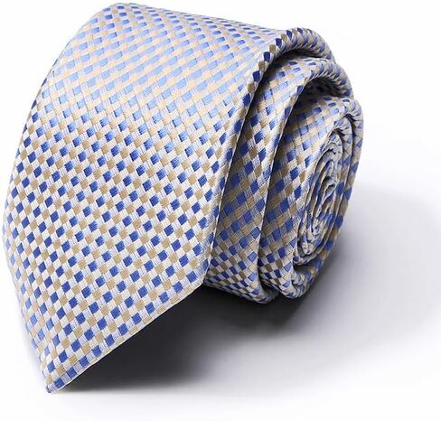 HATAMOTO Men's Tie Sets Necktie & Pocket Square 4 in 1 Gift Set for Wedding and Business in Saudi Arabia