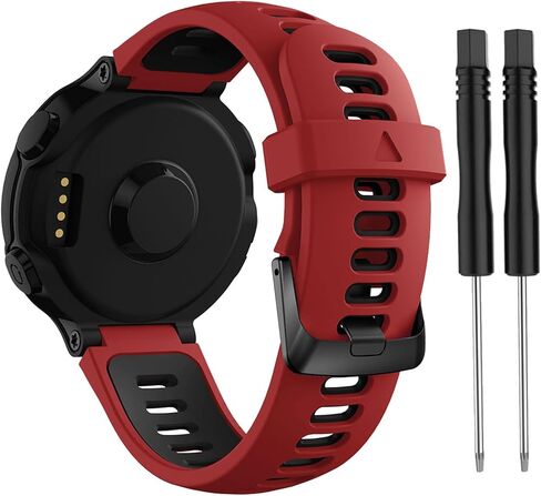 أحزمة ساعة من السيليكون، حزام ساعة مقاوم للماء لـ Garmin Forerunner 735 735Xt 220 230 235 620 630 Approach S20 S5 S6 ساعة ذكية بديلة من الفولاذ المقاوم للصدأ حزام ساعة رياضية in Saudi Arabia