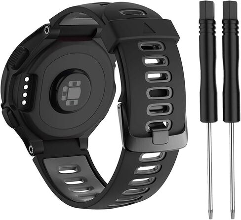 أحزمة ساعة من السيليكون، حزام ساعة مقاوم للماء لـ Garmin Forerunner 735 735Xt 220 230 235 620 630 Approach S20 S5 S6 ساعة ذكية بديلة من الفولاذ المقاوم للصدأ حزام ساعة رياضية in Saudi Arabia