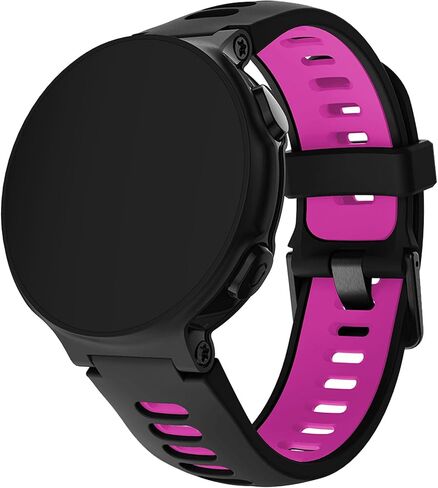 أحزمة ساعة من السيليكون، حزام ساعة مقاوم للماء لـ Garmin Forerunner 735 735Xt 220 230 235 620 630 Approach S20 S5 S6 ساعة ذكية بديلة من الفولاذ المقاوم للصدأ حزام ساعة رياضية in Saudi Arabia