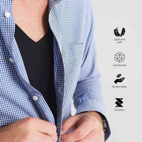 Insider - قميص داخلي للحماية - قميص داخلي رجالي مقاوم للرائحة والعرق، قمصان داخلية بدون أكمام للرجال، قمصان داخلية للرجال in Kuwait