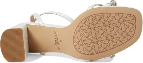Jewel Badgley Mischka Hillary Block Heel Sandal with Rhinestone Bow in Saudi Arabia