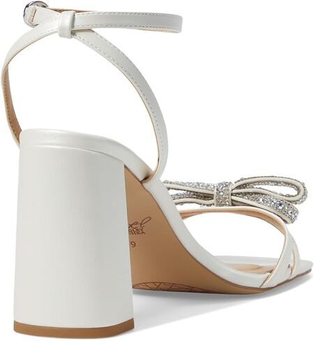 Jewel Badgley Mischka Hillary Block Heel Sandal with Rhinestone Bow in Saudi Arabia