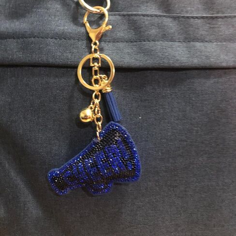 Popfizzy Rhinestone Keychain Accessories for Women, Bling Keychain, Car Keys Keychain Charms, Cute Purse Charms for Handbags in Saudi Arabia