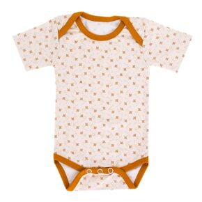 Copper Pearl Short Sleeve Bodysuit Baby: Ultra Soft Bodysuits for Newborns, Boys, Girls, and Infants - Stylish, Comfortable, Overlap Shoulders, Premium Knit Fabric - Hunnie, 3-6 Months