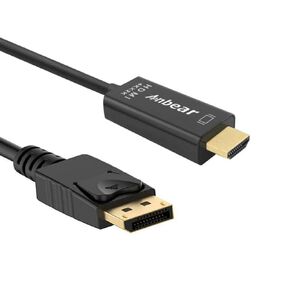 DisplayPort to HDMI Cable 4k, HDMI to displayport 6 feet cable 4K UHD 3840x2160@30Hz
