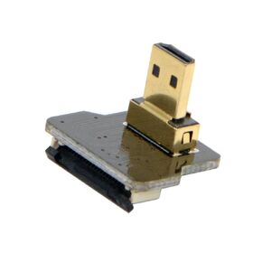 JSER CYFPV Micro HDMI Type D Male Up Angled 90 Degree for FPV HDTV Multicopter Aerial Photography