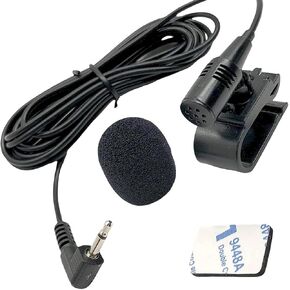 Goodsby Microphone 2.5mm Handsfree Dash Car Stereo Receiver Replacement for Pioneer AVH-120BT AVH-270BT AVH-280BT AVH-1500NEX AVH-2550NEX AVH-X2700BS AVH-X2800BS AVH-4200NEX AVIC-8100NEX AVIC-8200NEX