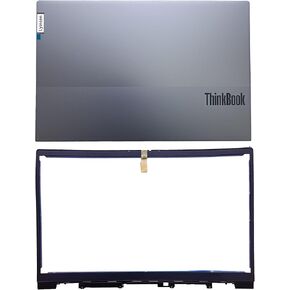 Replacement Laptop LCD Cover Back Rear Top Lid Bezel for Lenovo ThinkBook 15 G2 15 G3 5CB1B34808 5CB1B34809 AM2XE000B00 Silver