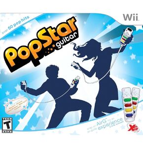 Pop Star Guitar With Two Grips - Nintendo Wii