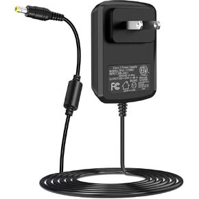 12V Power Supply Charger Cord for Sony Blu Ray DVD Player, 12Volt Plug for Sony BDP-Series BDP-S3700 BDP-S3200 BDP-S6700 BDP-S1700 BDP-S6500 BDP-S3500. Replacement for Sony AC-M1208UC AC Adapter.
