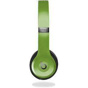 Skin Compatible with Beats Solo 4 - Solid Lime Green - Premium 3M Vinyl Protective Wrap Decal Cover - Easy to Apply | Crafted in The USA by MightySkins