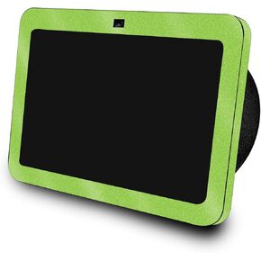 Glossy Glitter Skin Compatible with Amazon Echo Show 8 (3rd Gen, 2023) - Solid Lime Green - Premium 3M Vinyl Protective Wrap Decal Cover - Easy to Apply | Crafted in The USA by MightySkins