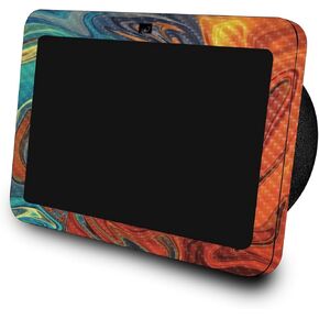 Carbon Fiber Skin Compatible with Amazon Echo Show 8 (3rd Gen, 2023) - Lava Water - Premium 3M Vinyl Protective Wrap Decal Cover - Easy to Apply | Crafted in The USA by MightySkins