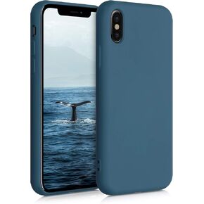 kwmobile Case Compatible with Apple iPhone X Case - Slim Protective TPU Silicone Phone Cover - Orchid Purple