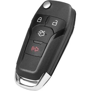 NPAUTO Key Fob Replacement Fits for Ford Fusion 2013 2014 2015 2016 2017, Keyless Entry Remote Control Car Ignition Flip Key Fobs, N5F-A08TAA, 164-R7986