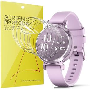 Compatible for Garmin Lily 2 Screen Protector, [6 Pack] Full Coverage TPU Clear Film Compatible for Garmin Lily 2 Smartwatch (6 Pack)