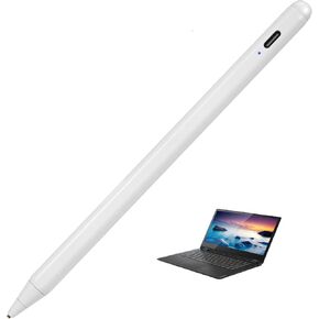 قلم كمبيوتر محمول قابل للتحويل 2 في 1 من لينوفو فليكس 14، قلم رقمي نشط لجهاز الكمبيوتر المحمول لينوفو فليكس 14 قابل للتحويل، دقة عالية مع طرف فائق الدقة، تحكم باللمس وقابل لإعادة الشحن، أبيض in Kuwait
