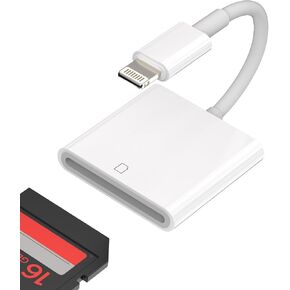 SD Card Reader for Iphone Camera Memory Lightning Adapter Photography Photo Viewer Adaptador for Apple MFI Certified 11 12 13 Pro Max 8 7 6 Plus X XS XR SE 2 Ipad Air Mini 2018 2019 2020 Accessories
