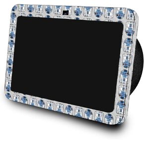 Carbon Fiber Skin Compatible with Amazon Echo Show 8 (3rd Gen, 2023) - Galaxy Bots - Premium 3M Vinyl Protective Wrap Decal Cover - Easy to Apply | Crafted in The USA by MightySkins
