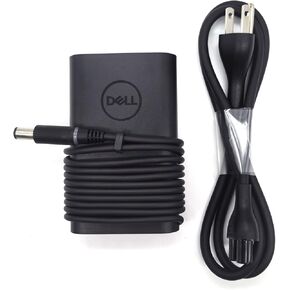 Dell Laptop Charger 65W watt Barrel 7.4mm tip, Latitude 7280 7285 7380 7389 7480 7290 7390 7490 AC Power Adapter 19.5V 3.34A, Black, LA65NM191
