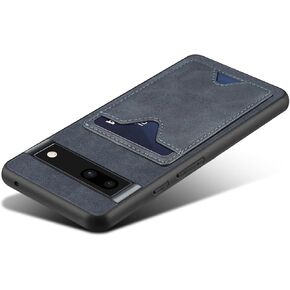 Designed for Google Pixel 7A Case,Drop Protection Slim PU Leather Wallet Case with Card Holder Kickstand Shockproof Protective Phone Cover for Google Pixel 7A (Brown)