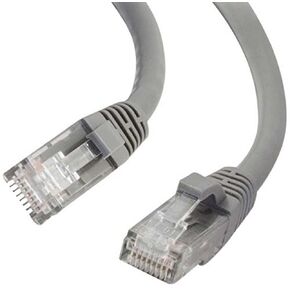 Legrand - C2G Cat6 Ethernet Cable, Snagless Unshielded Cat6 Patch Cable, 14 Foot Snagless UTP Ethernet Cable, Gray Ethernet Network Patch Cable, 1 Count, C2G 27134