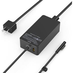 127W Surface Book 3 Laptop Charger for 102W Surface Book 2, Book 1, Windows Surface Pro/Surface Laptop Studio/Laptop/Go, Powerful Magnetic Plug and LED,10FT Cable