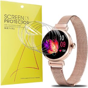 Compatible for Easyfone DM70 Smart Watch Screen Protector, [6 Pack] Full Coverage TPU Clear Film Compatible for Easyfone DM70 1.04" Smart Watch (6 Pack)