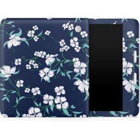 Tablet Skin Compatible with Kobo Libra 2 (2023) - White Freesia - Premium 3M Vinyl Protective Wrap Decal Cover - Easy to Apply | Crafted in The USA by MightySkins