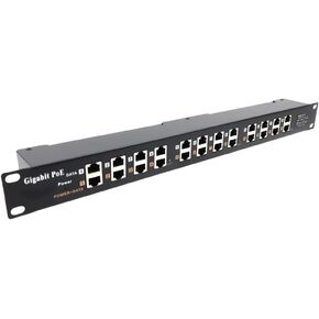 PoE Texas - PoE Injector - 12 Port Gigabit Passive Midspan Injector - Add or Increase Power Over Ethernet to Your Network for 802.3af or at Devices VoIP Phone, WiFi Access Point, IP Camera and More