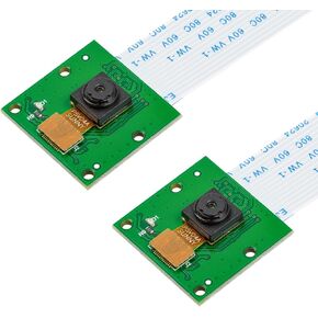 Arducam 2 Pieces 5MP Camera for Raspberry Pi, 1080P HD OV5647 Camera Module V1 for Pi5, Pi 4, Raspberry Pi 3, 3B+, and Other A/B Series,2pcs