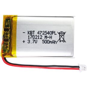 Be oneself 3.7V 500mAh Lithium Polymer mini rechargeable battery 472540 Li-ion Li-Po for #1118 keychain camera