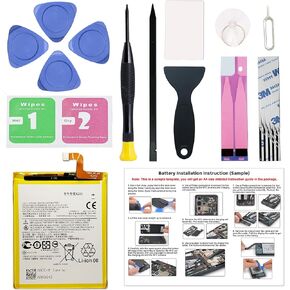 Fit for Moto Z4 Battery Replacement, with Installation Manual, KZ40 Battery for Moto Z4, with Repair Toolkit