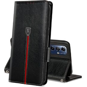 for Motorola Moto G Play 2023 /G Power 2022 Case, Magnetic Leather Card Slots Wallet Phone Case, Flip TPU Bumper Protective Cover with Kickstand, Shockproof folio Case for Moto G Play 2023 Black