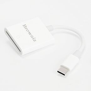 USB C SD Reader, Browniz Type C Card Reader for iPhone, MacBook, iPad, Samsung Galaxy, Laptop,Supports USB C Devices LB12