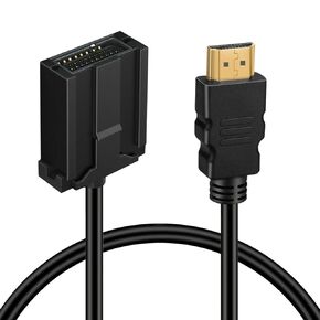 BATIGE HDMI Female to HDMI E TYPE Female Cable Car Flush Mount Cable 5ft 1.5M
