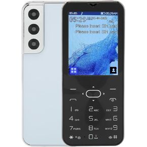 Jectse Cell Phone for Seniors, 2.8 Inch 2G Unlocked Cell Phone Big Phone with Protective Case, 1000mAh Dual SIM Mobile Phone Basic Phone for Elderly (Gold)
