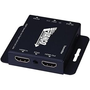 Vanco HDMIEX50 IR Control HDMI Extender Over Single Cat5e/Cat6 Cable, Black