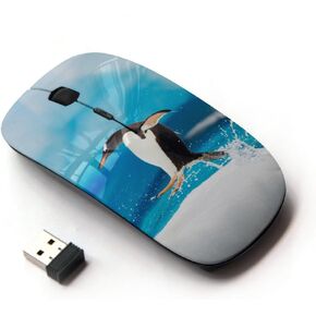 [ Optical 2.4G Wireless Mouse [ Jumping Penguin ]