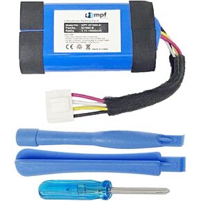 6800mAh Extended SUN-INTE-152, 1INR19/66-2, ID1060-B Battery Replacement Compatible with JBL Flip 5 Waterproof Portable Bluetooth Speaker