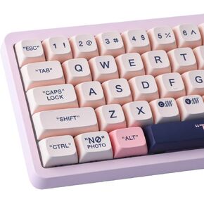 PBT Keycaps 147 مفتاحًا أغطية مفاتيح بلاستيكية وردية صبغ التسامي XDA Profile أغطية مفاتيح مخصصة أغطية مفاتيح لطيفة لـ Cherry Gateron MX Switches لوحات المفاتيح الميكانيكية in Kuwait
